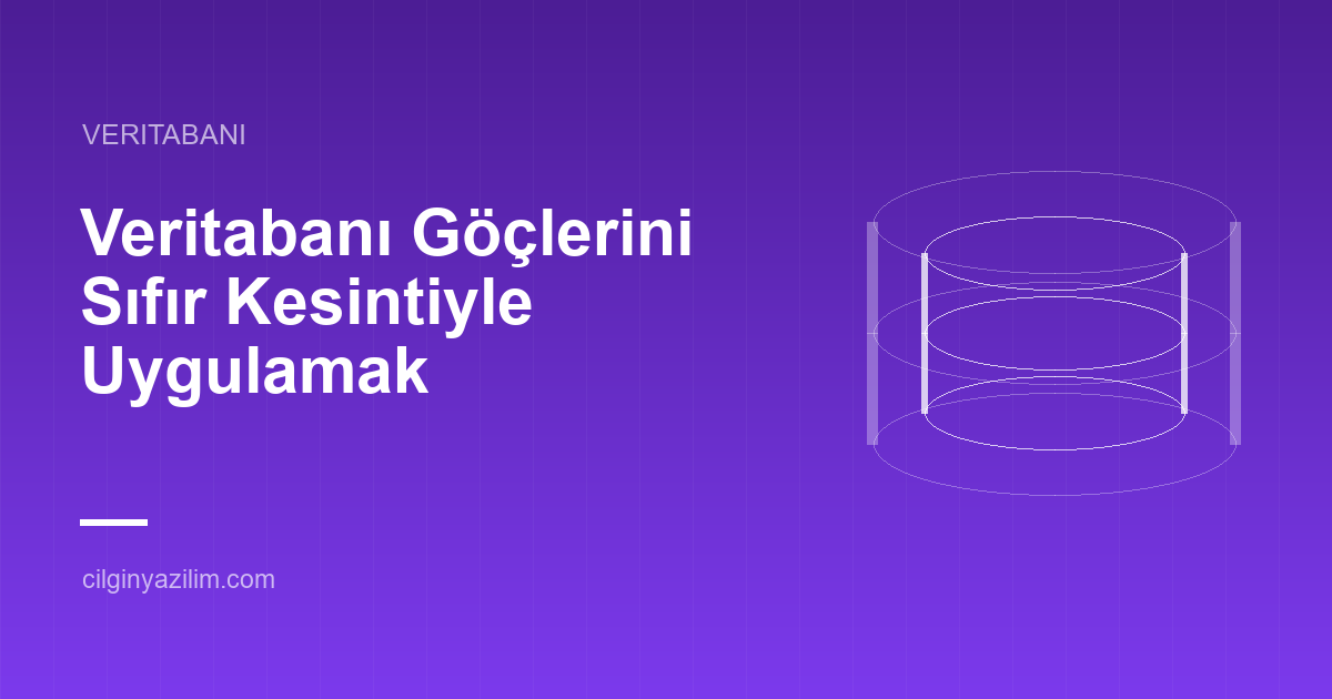 Veritabanı Göçlerini Sıfır Kesintiyle Uygulamak
