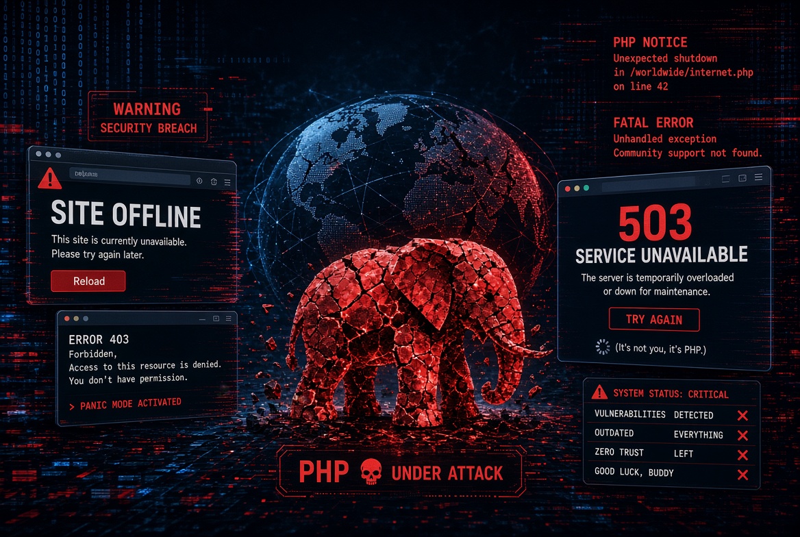 PHP Krizi: İnternetin Yarısı Bir Günde “Acil Bakımda” Yazısına Döndü