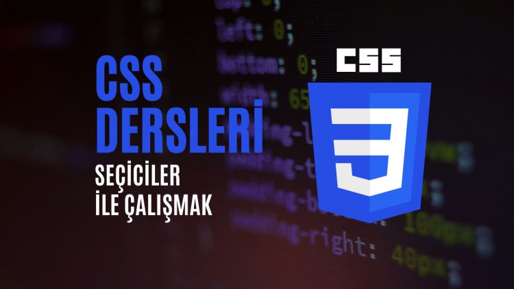 CSS Dersleri 6 - CSS Seçiciler ile Çalışmak