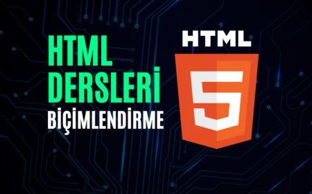 HTML Dersleri 5 - Biçimlendirme