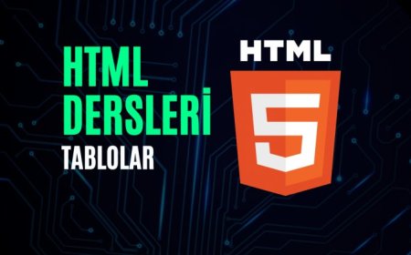 HTML Dersleri 9 - Tablolar