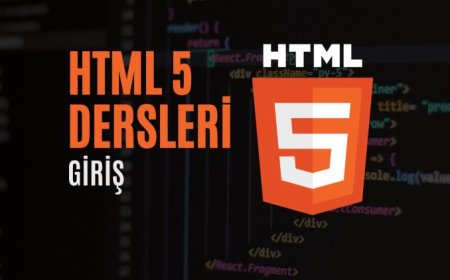 HTML 5 Dersleri 1 - Giriş