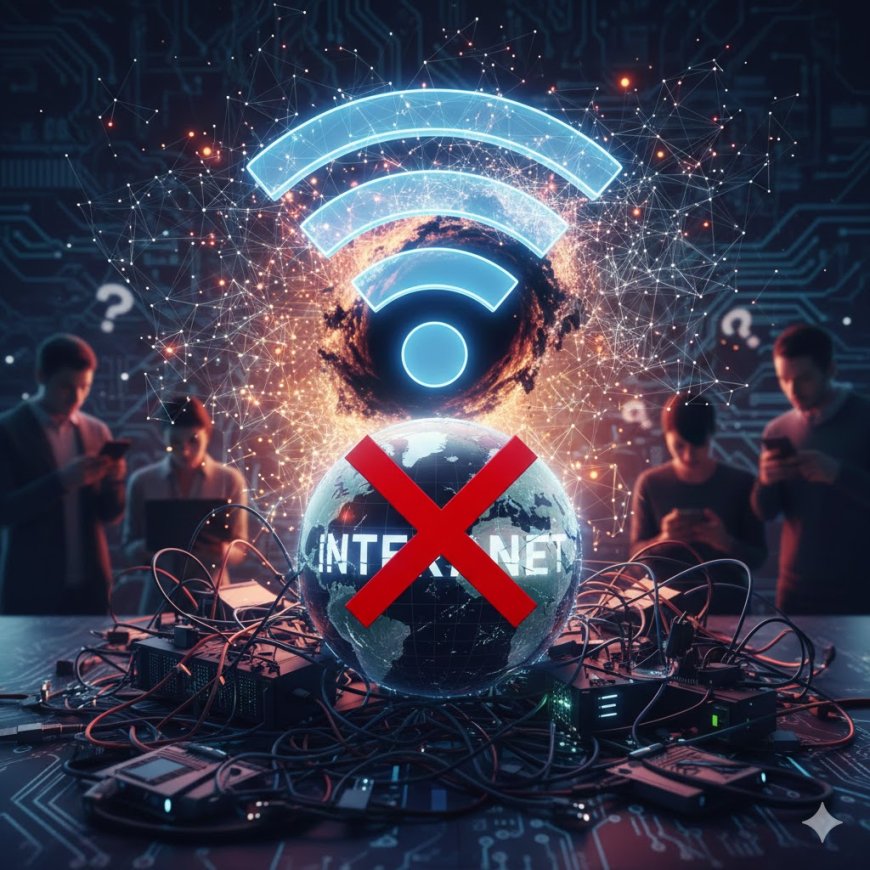 Wİ-Fİ VAR AMA İNTERNET YOK HATASI NEDEN OLUR? ARKA PLANDA NE OLUYOR
