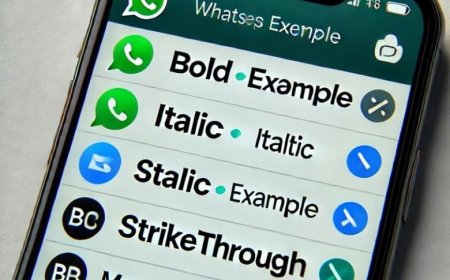 Whatsapp Mesajlarında Yazı Biçimlendirme