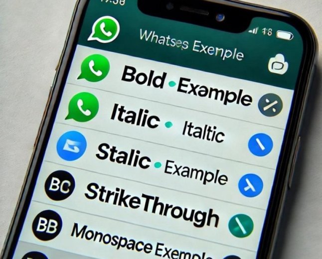 Whatsapp Mesajlarında Yazı Biçimlendirme