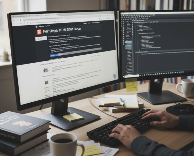 PHP Simple HTML DOM Parser Kullanımı